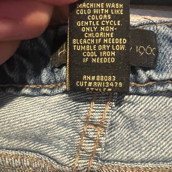 House of Harlow 1960 Button Fly Split Hem Straight Leg Jean 30 - Picture 5 of 15